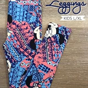 Lularoe Disney Kids Leggings L/LX